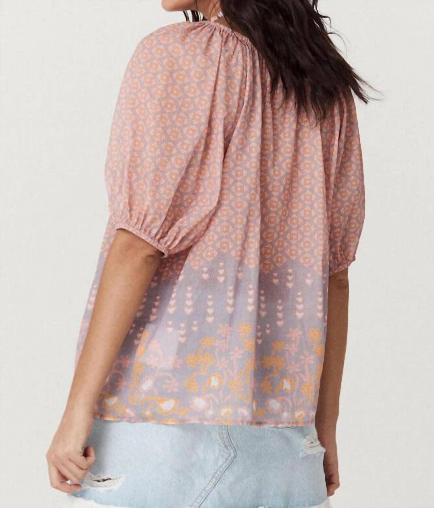 Spell - Sweet Nothings Short Sleeve Blouse