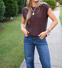 Zenana - Shannon Center Seam Crew Sweater