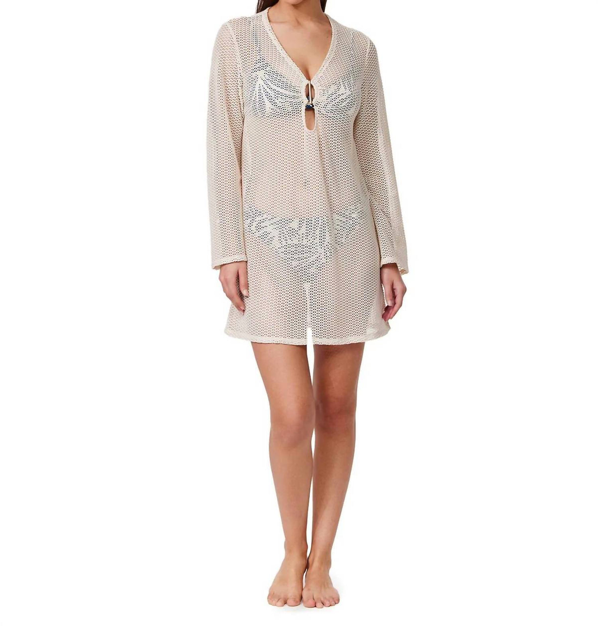 Gottex - Plantopia Crochet Mini Dress Cover Up