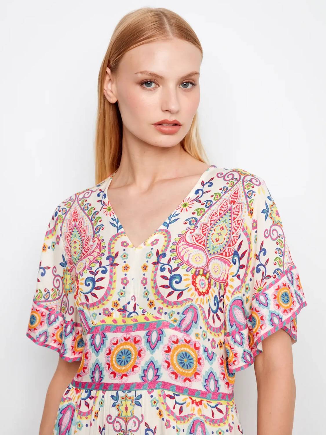 Charlie B - Flutter Sleeve Mini Dress