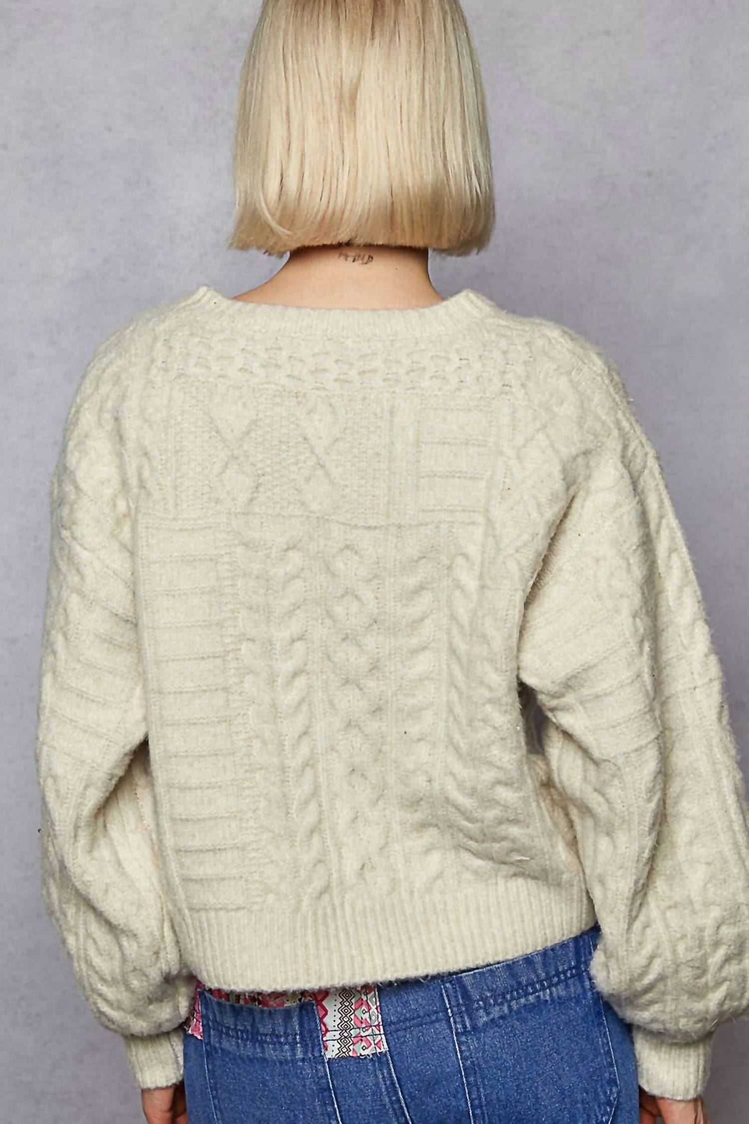 Pol - Usa Flag Crewneck Sweater