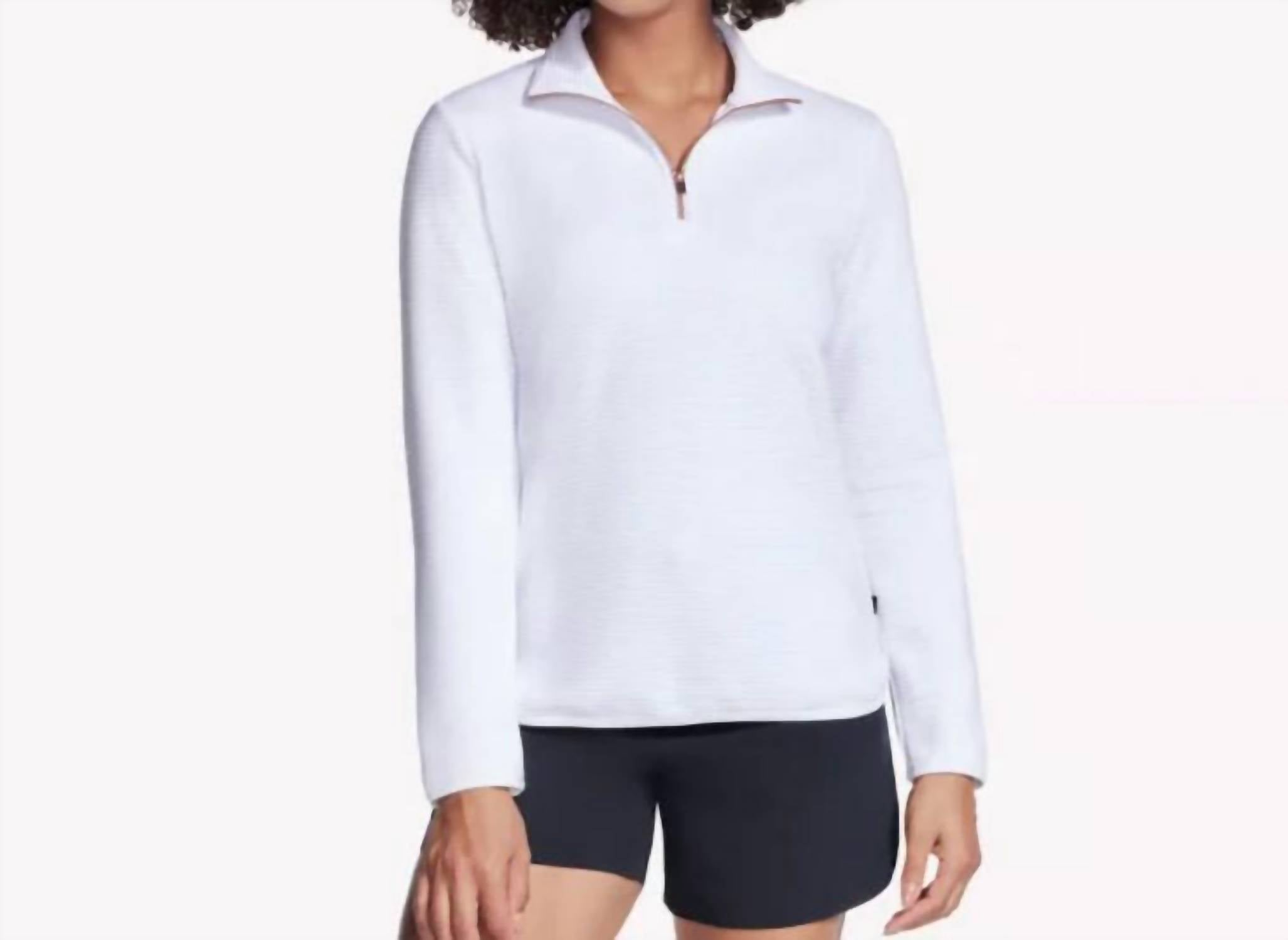 Skechers - Soft-knit Ottoman 1/4 Zip Pullover