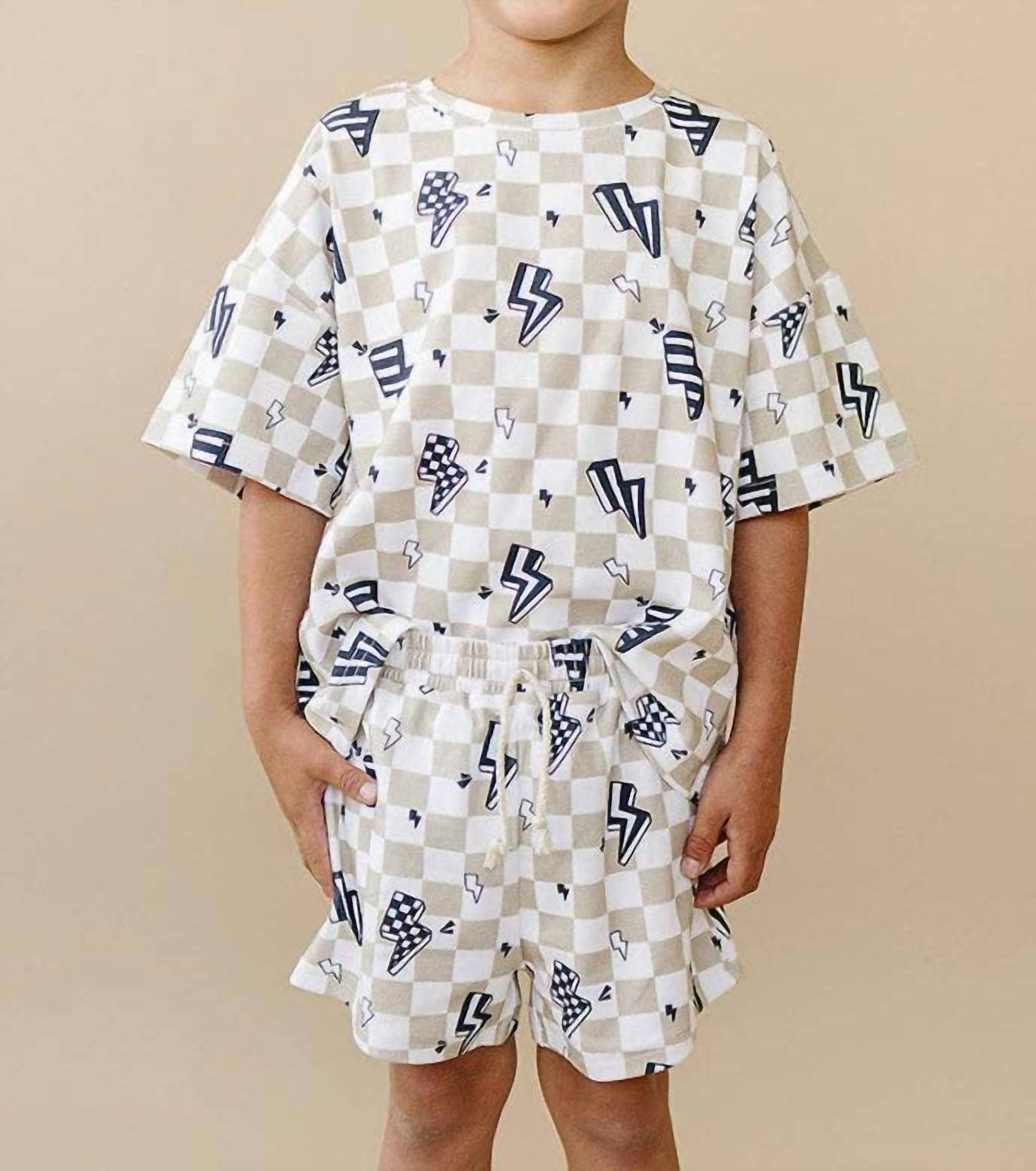 Lucky Panda Kids - Kids Retro Short Set