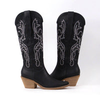 CCOCCI Women's Natalie Cowboy Boots in black - women's shoe - alternate view