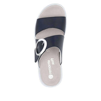 Remonte Women's D2k51-14 Flat Sandal in navy - women's sandal - view 4