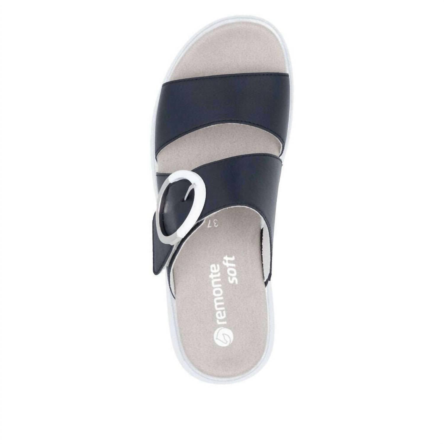 Remonte Women's D2k51-14 Flat Sandal in navy - women's sandal - view 4