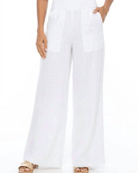 SOLE Nicole No Tie Pant in white - women's pants