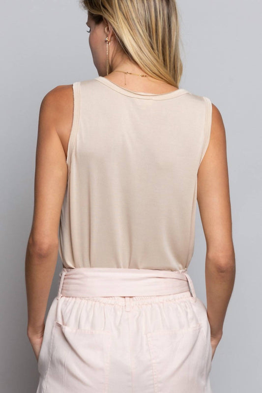 Pol - Aztecs Rose Petal Knit Top