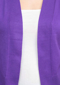 Eclectic Studio - Open Front Long Sleeve Cropped Bolero