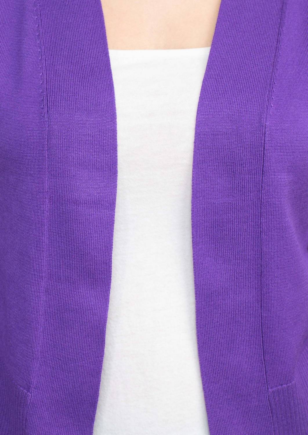 Eclectic Studio - Open Front Long Sleeve Cropped Bolero
