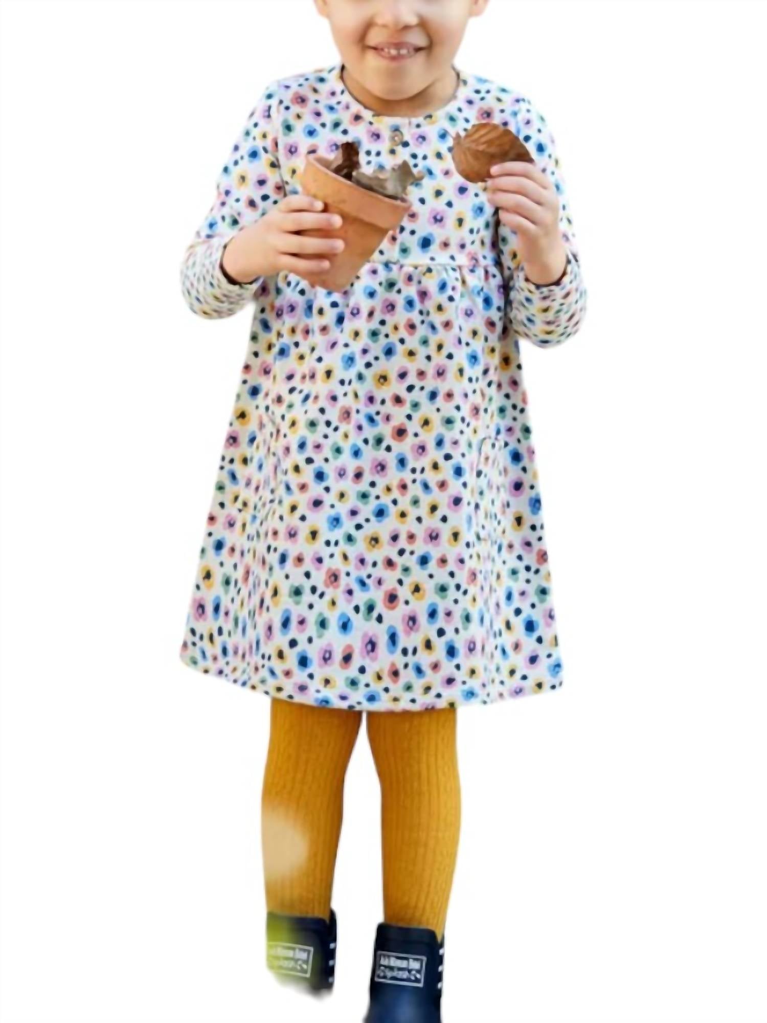 Jojo Maman Bebe - Girl's Long Sleeve Sweat Dress