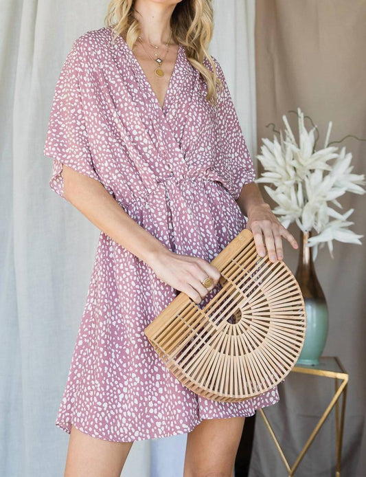 Vine & Love - Polka Dot Woven Dress