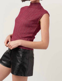 Project Social T - Could Be Us Mock Neck Sweater Rib Tee
