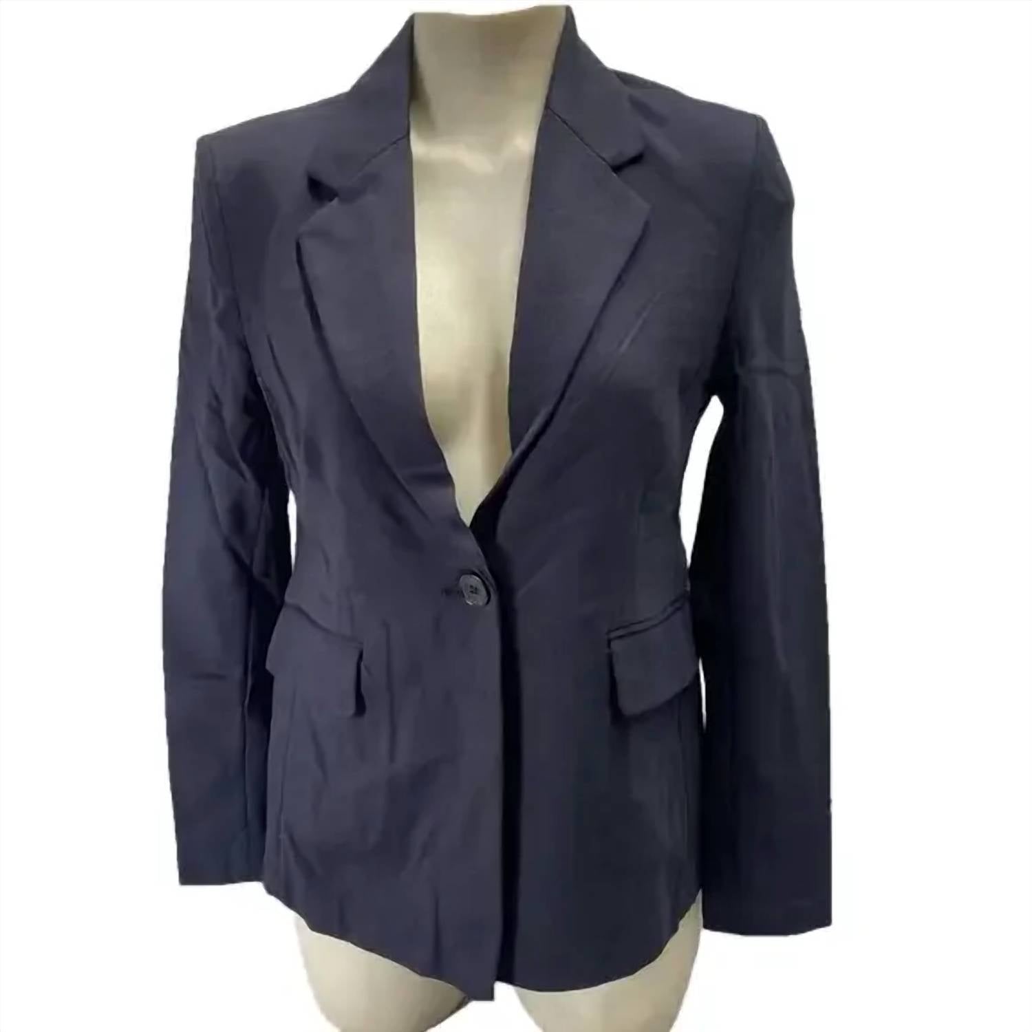 Patrick Assaraf - Women's Ponte Single Breasted Blazer