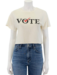 Self Contrast - Cropped Vote Tee