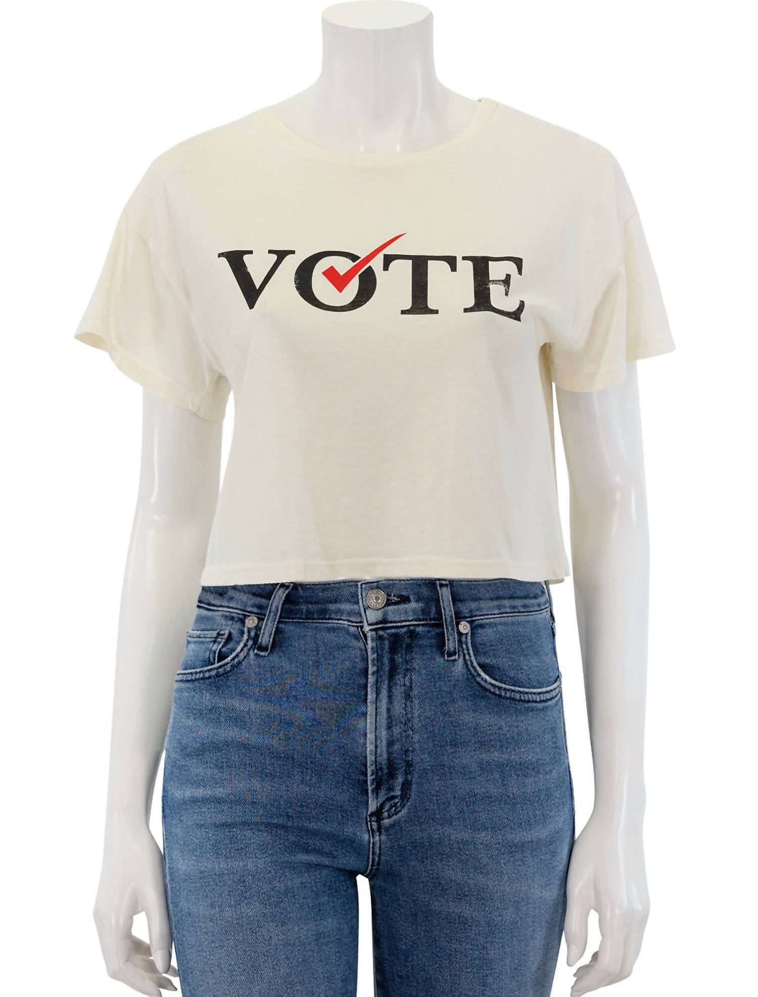 Self Contrast - Cropped Vote Tee
