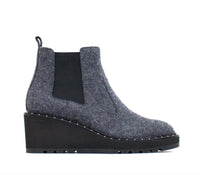 CECELIA NEW YORK Women's Gemma Boots in gray - women's shoe - detail view