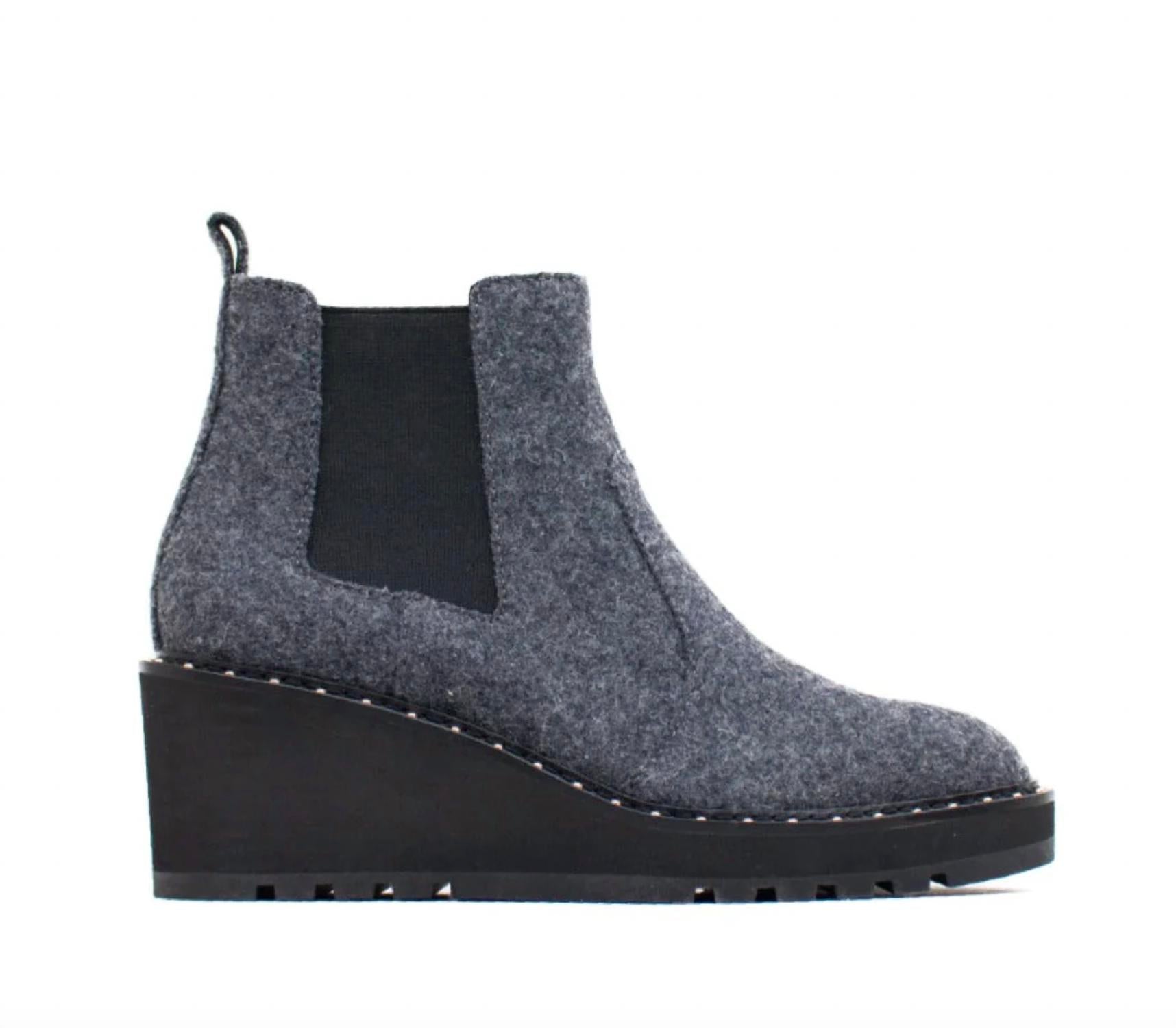 CECELIA NEW YORK Women's Gemma Boots in gray - women's shoe - detail view