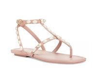Stuart Weitzman - Women's Pearlita Embellished High Heel Slide Sandals