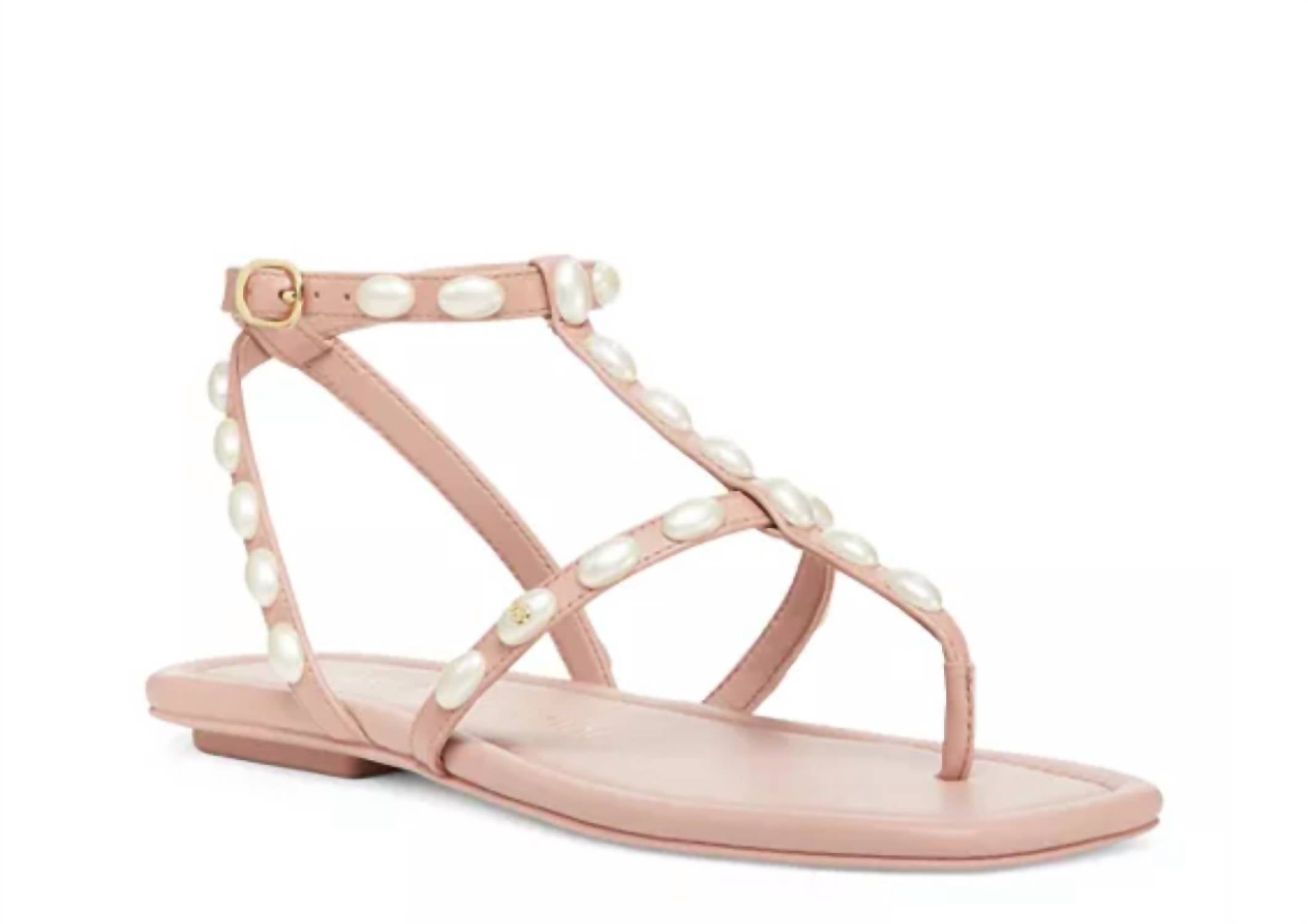 Stuart Weitzman - Women's Pearlita Embellished High Heel Slide Sandals
