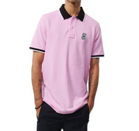 Psycho Bunny Fashion Polo Top in pink - men's t-shirt