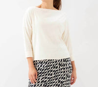 Karen Kane - Ribbed Boatneck Top