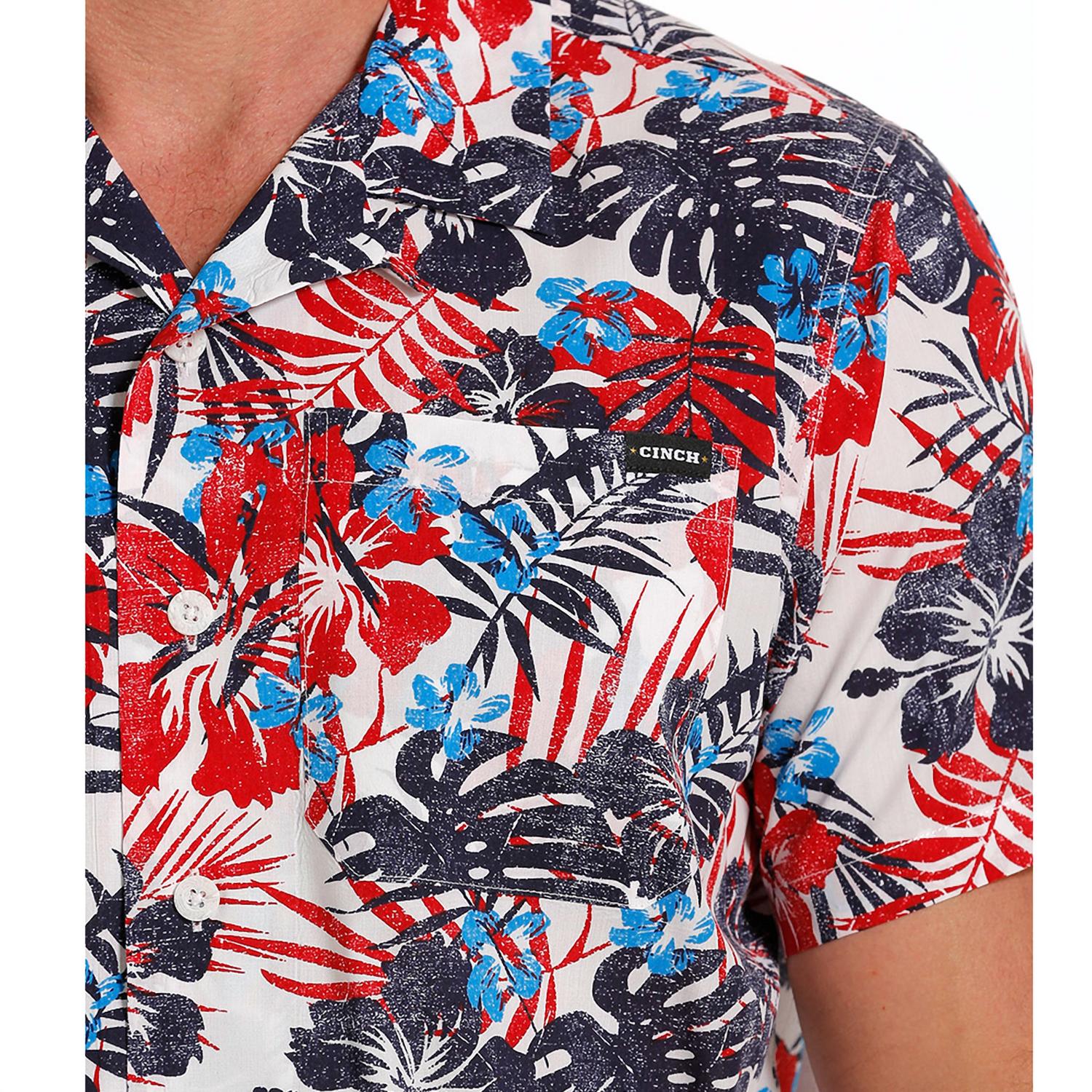 Cinch - Floral Camp Short Sleeve Shirt