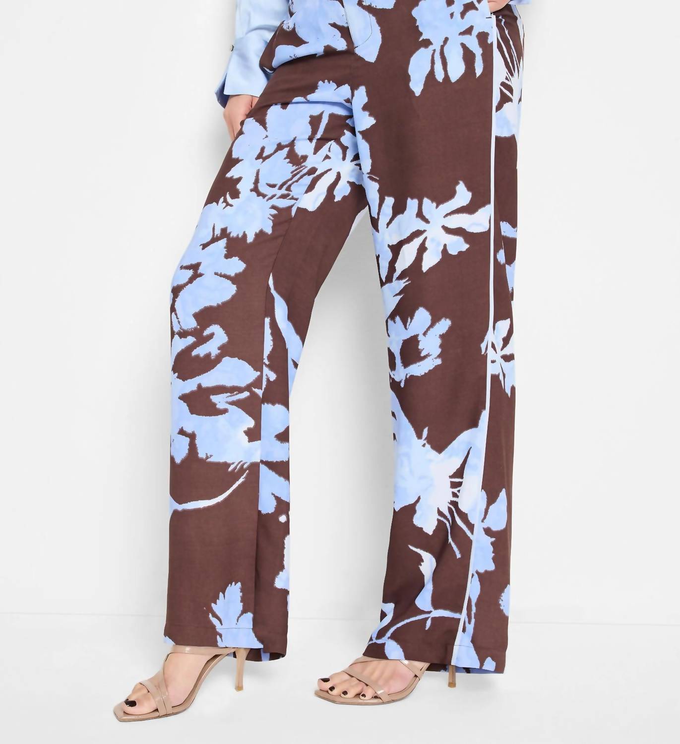 Nic + Zoe - Cloud Blossom Eliot Wide Leg Pants