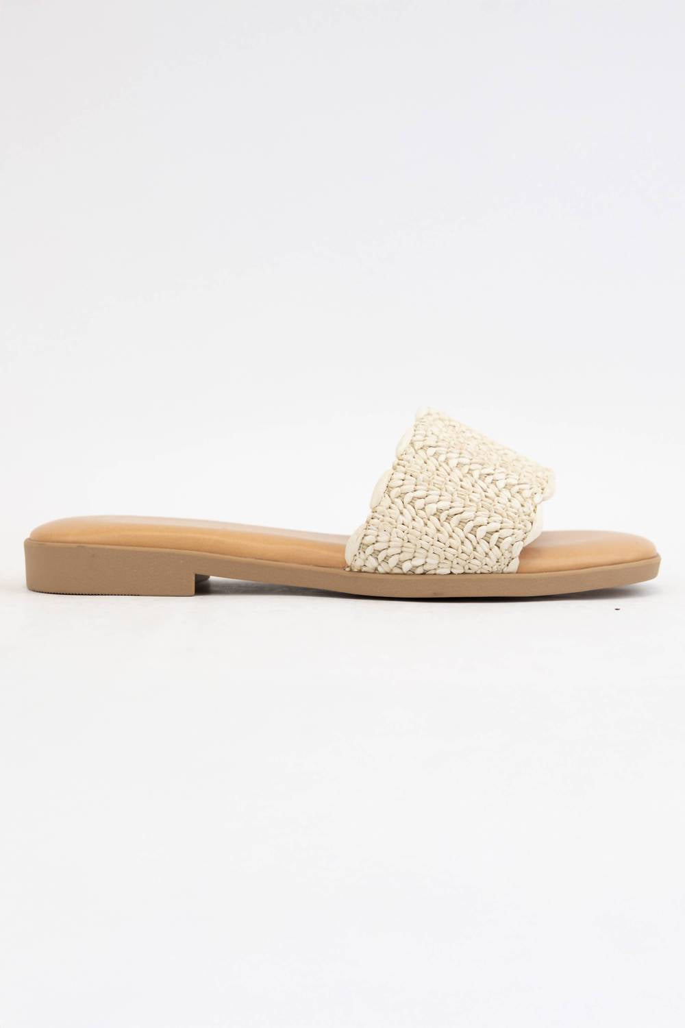 Soda - Women's Screen Scallop Rafffin Sandal