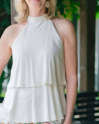 Isle By Melis Kozan - Lotus Halter Top