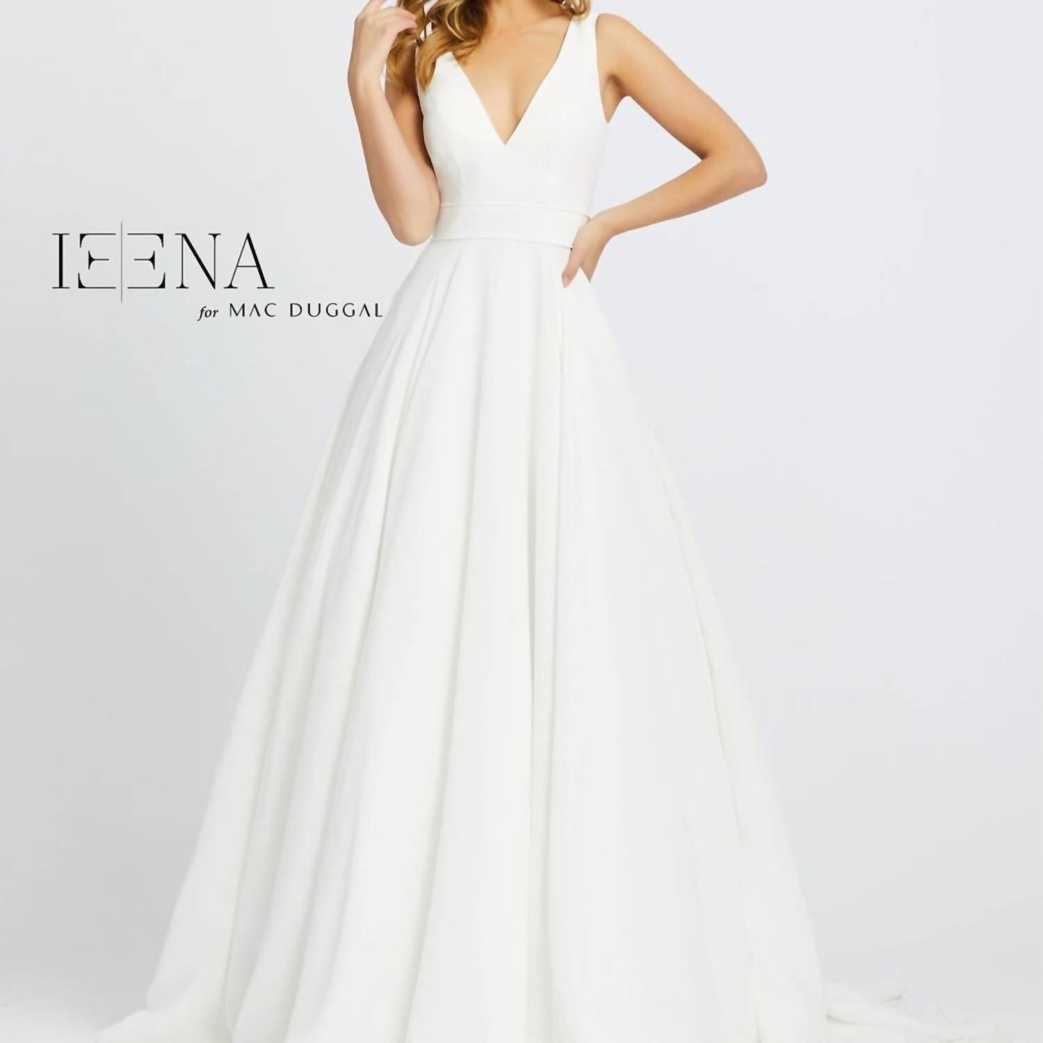 Mac Duggal - V-neck Formal Gown