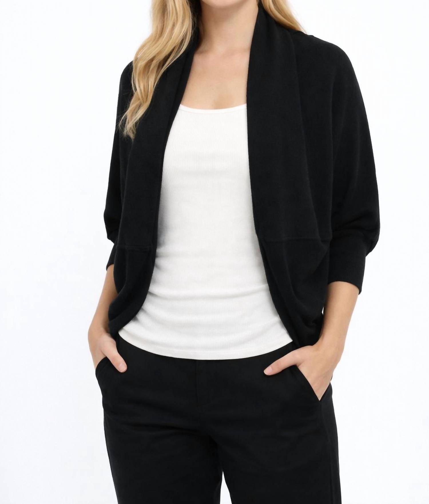Isle By Melis Kozan - 2 Way Cropped Sweater Top