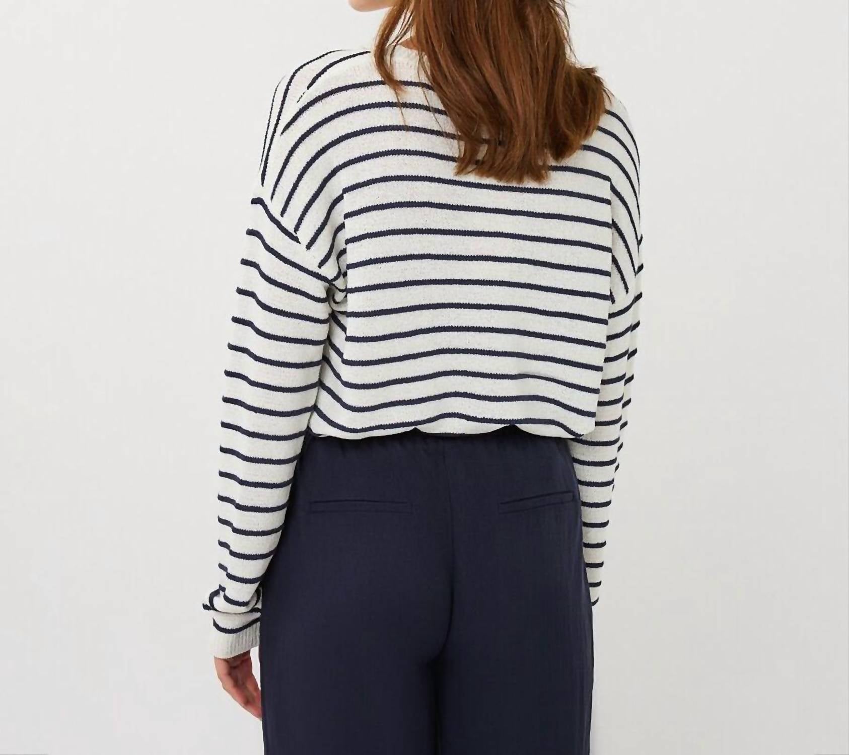 Esqualo - Striped Slub Sweater