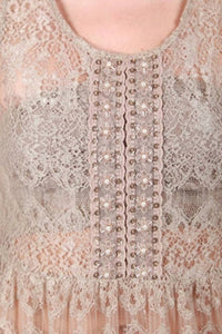 A'Reve - Beaded Lace Tank Top