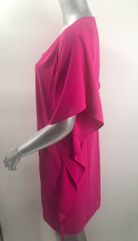 Jade Melody Tam Melanie Butterfly Drape Mini Dress in magenta - women's dress - view 4
