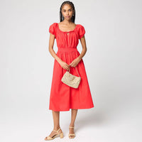 J.Crew - Smocked-waist Midi Dress