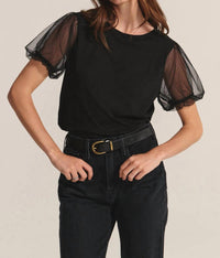 Velvet By Graham & Spencer - Justine Puff Sleeve Tee
