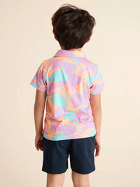 Chubbies - Lil Posh Palms Toddler Performance Polo