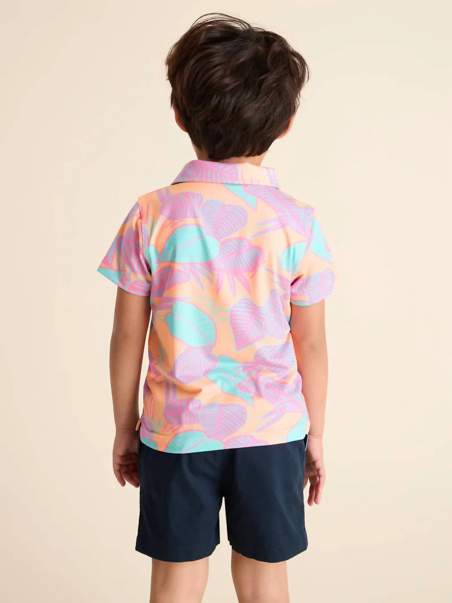 Chubbies - Lil Posh Palms Toddler Performance Polo