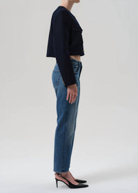 Citizens of Humanity Anissa Low Rise Straight Jeans in alma - women's jeans - detail view