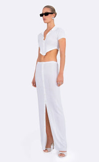 Nonchalant Label - Palmer Polo Crop Top