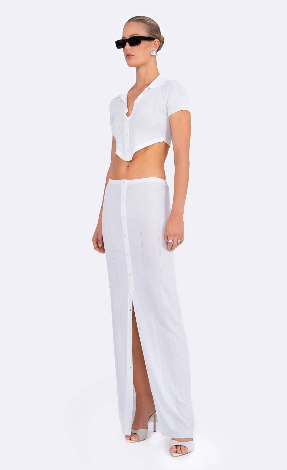 Nonchalant Label - Palmer Polo Crop Top