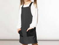Deux Par Deux - Striped Leatherette Jumper