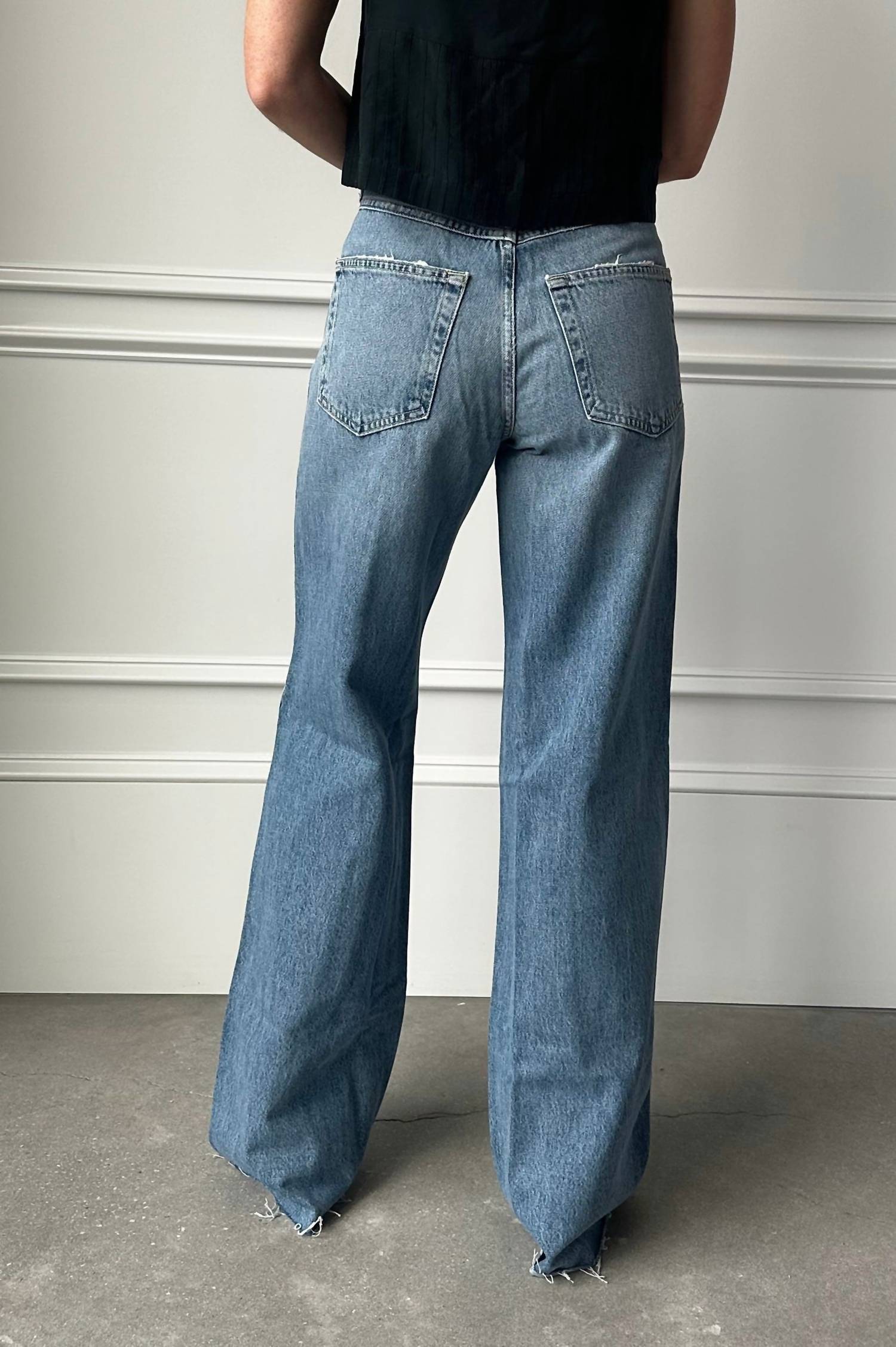 Amo - Frida High Rise Wide Leg Jeans