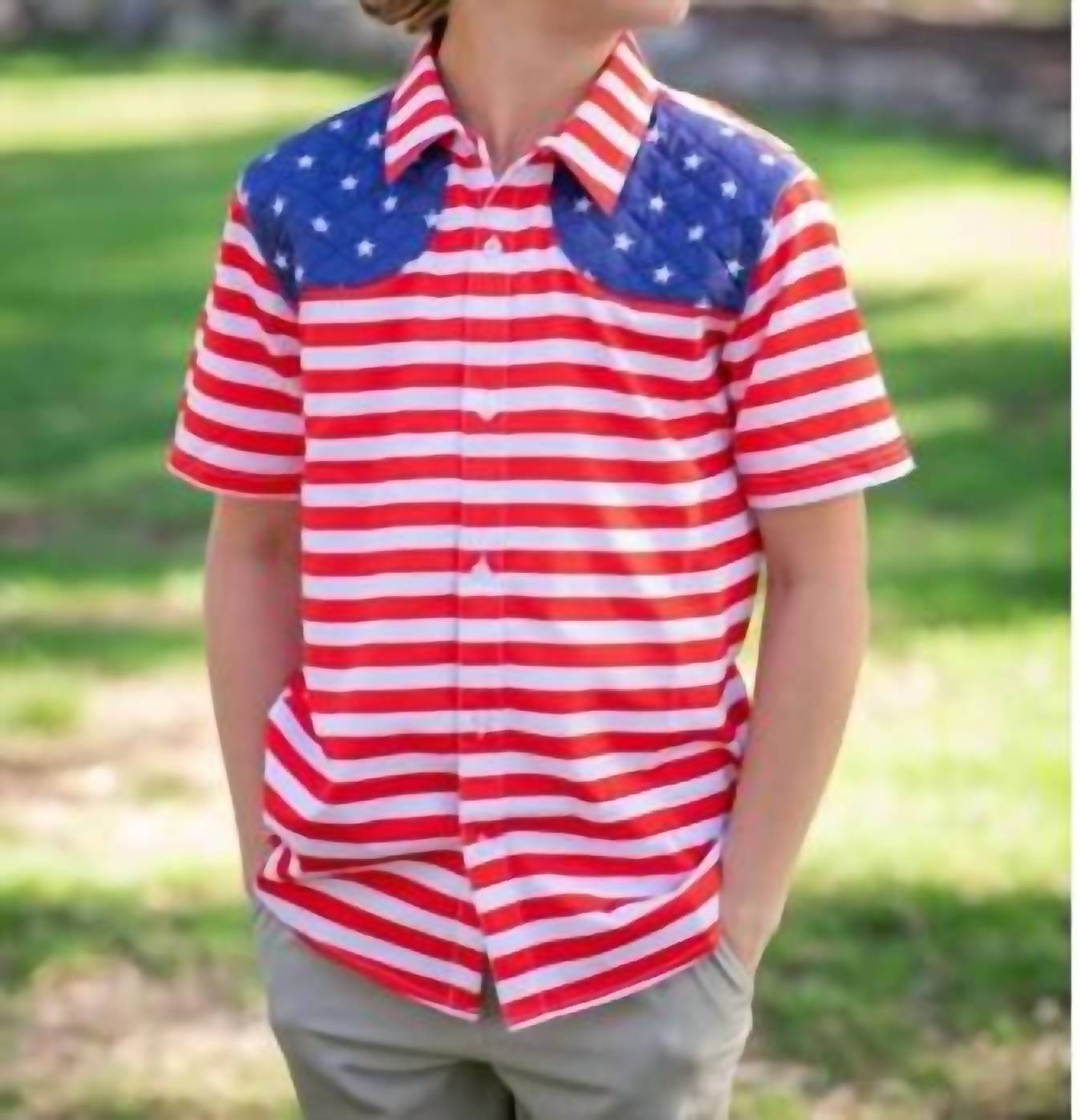 Blue Quail Clothing Co. - USA SHORT SLEEVE SHIRT