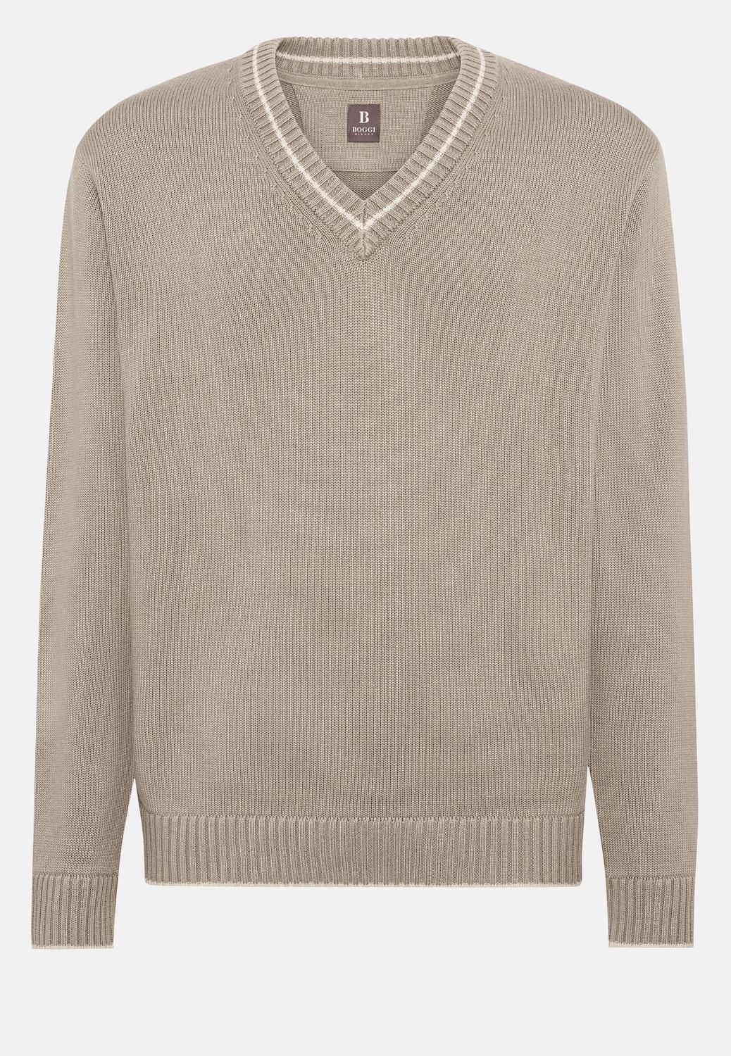 Boggi Milano - Cotton & Wool V-neck Sweater