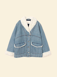 XIRENA Edwin Jacket in twilight blue - women's jacket - alternate view