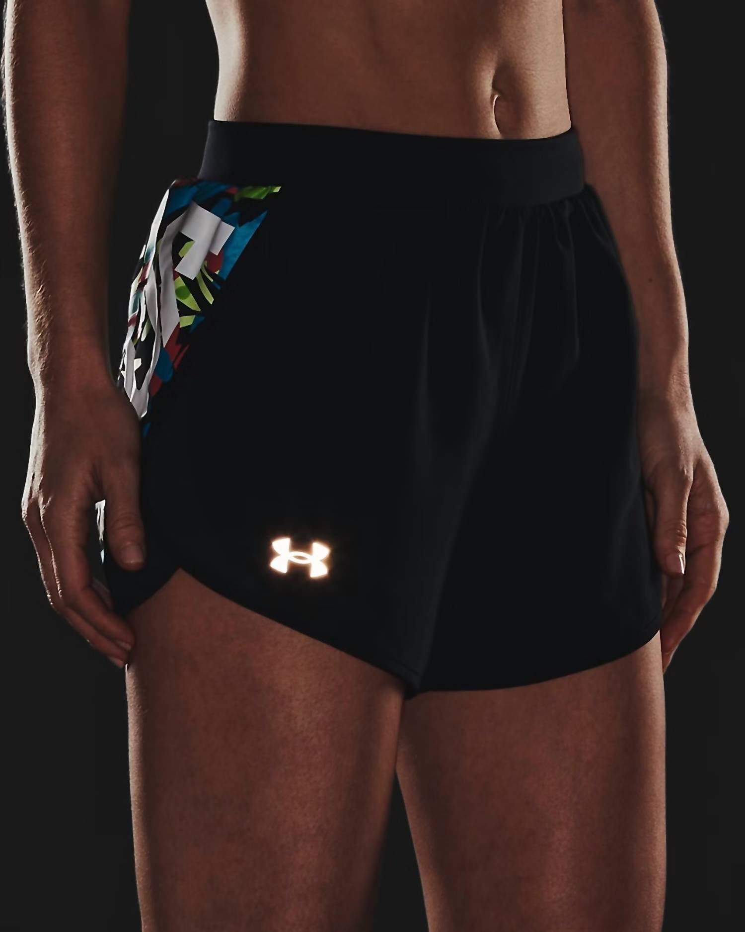 Under Armour - Women's Fly By 2.0 Floral-print Shorts