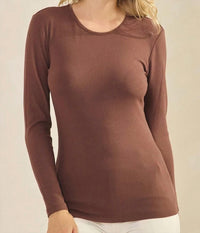 Yelete - Ribbed Long Sleeve Top
