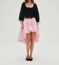 Lil Lemons By For Love And Lemons - Harlow Scoop Neck Blouse